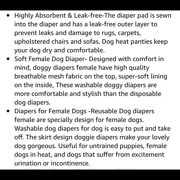 Poochies Sprouts Doggy Diaper - Picture 9 of 10